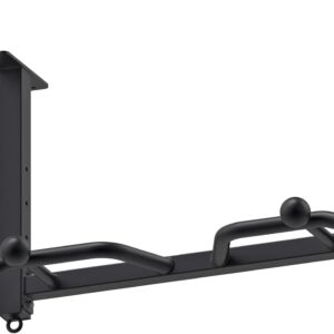 Kipika 32″ Ceiling Mounted Pull Up Bar – Heavy Duty, Highly Adjustable, Multifunctional Chin Up Bar – Home Gym System with Punching Bag Hanger and Resistance Bands Training