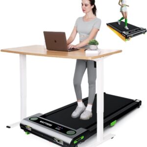 Walking Pad with Incline, Akluer Incline Treadmills for Home, 2.5 HP Under Desk Treadmill Small with Remote Control, Walking Pad Small Treadmill with LED Display