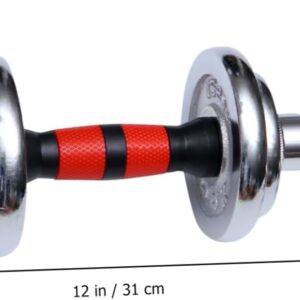 1Pair Durable Electroplated Dumbbell for Home Fitness Skid Grip Solid Portable Storage Box Included Exercise Equipment for Strength Training