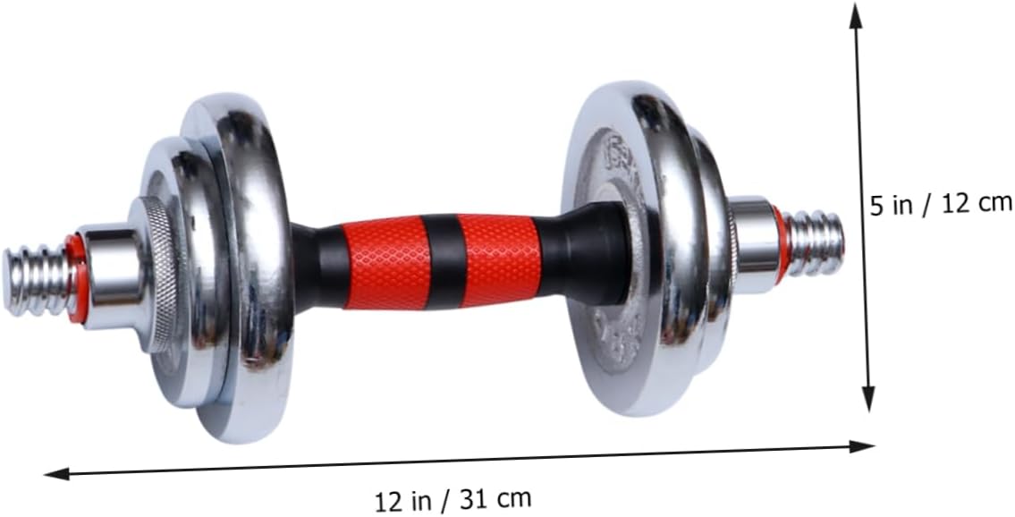 1Pair Durable Electroplated Dumbbell for Home Fitness Skid Grip Solid Portable Storage Box Included Exercise Equipment for Strength Training - Image 2