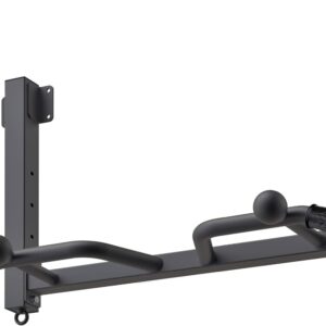 Kipika 32″ Ceiling Mounted Pull Up Bar – Heavy Duty, Highly Adjustable, Multifunctional Chin Up Bar – Home Gym System with Punching Bag Hanger and Resistance Bands Training
