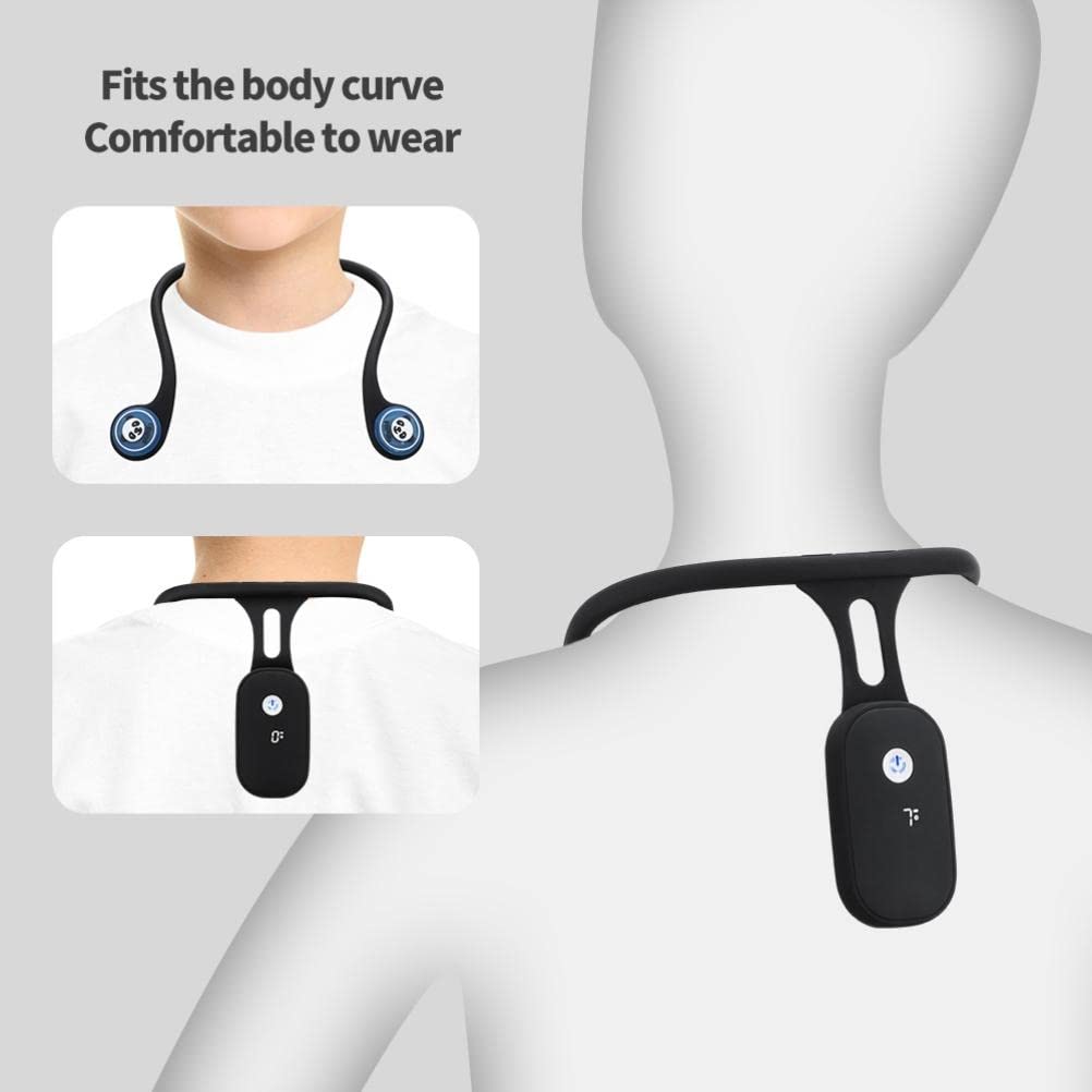 Intelligent Posture Corrector and Trainer for Back, Hanging Neck Trainer Rechargeable Silicone Automatic Induction Smart Posture Corrector for Women Men,Neck Back Brace - Image 3
