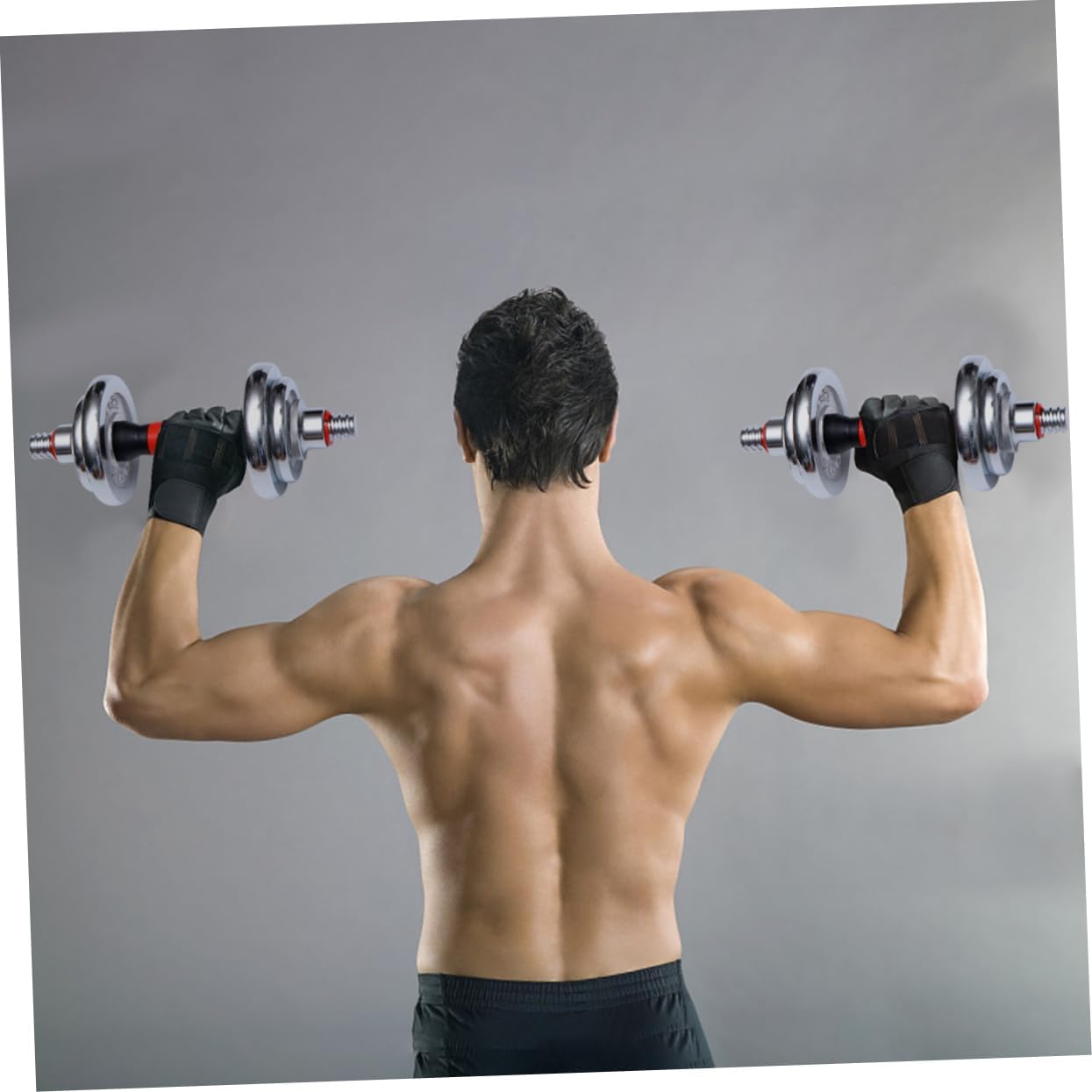 1Pair Durable Electroplated Dumbbell for Home Fitness Skid Grip Solid Portable Storage Box Included Exercise Equipment for Strength Training - Image 9