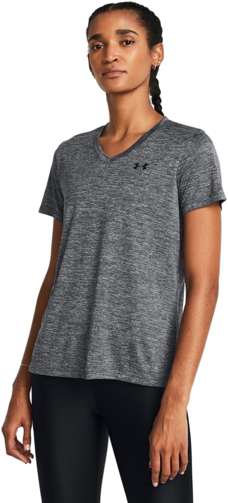 Under Armour Women's Tech Twist V Neck Short Sleeve T-Shirt