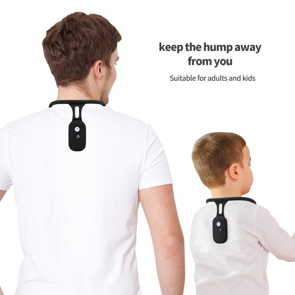Intelligent Posture Corrector and Trainer for Back, Hanging Neck Trainer Rechargeable Silicone Automatic Induction Smart Posture Corrector for Women Men,Neck Back Brace - Image 5