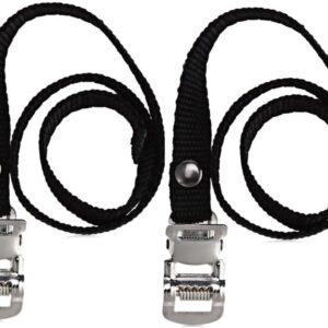 1 Pair Bike Pedal Straps,Universal Replacement Foot Pedal Straps for Bicycles or Exercise Bike Spin