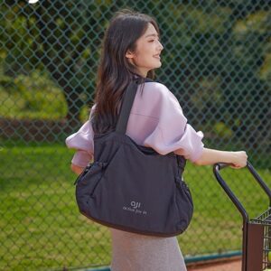 aji Gym Tote Bag for Women, Lightweight Yoga Mat Bag with Wet Dry Storage Pocket & Multi Pockets
