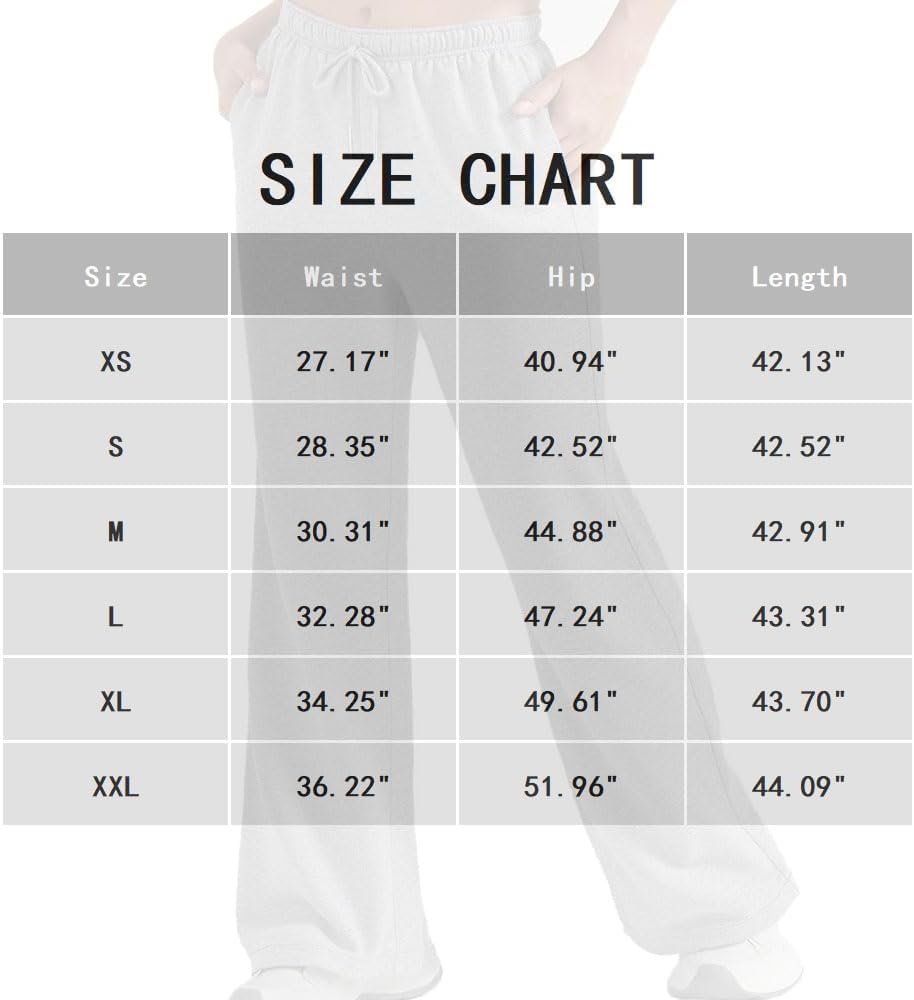 Women's Wide-Leg Sweatpants High-Waisted Loose Casual Wool-Lined Jogging Pants - Image 5
