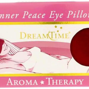 DreamTime Inner Peace Eye Pillow, Cranberry Velvet