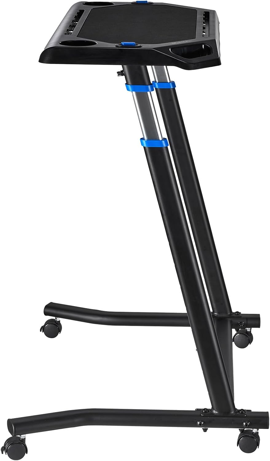 VEVOR Cycling Desk, Adjustable Bike Trainer & Treadmill Desk with Triangle Support, Non-Slip Multi-Slot Bike Trainer Fitness Desk with Handle Bar, Fit for Home Office Exercise - Image 10