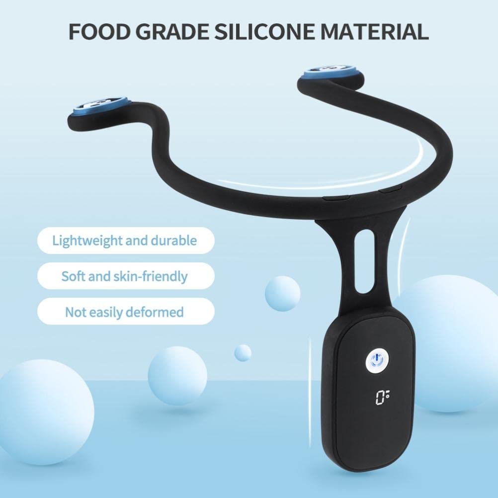 Intelligent Posture Corrector and Trainer for Back, Hanging Neck Trainer Rechargeable Silicone Automatic Induction Smart Posture Corrector for Women Men,Neck Back Brace - Image 4