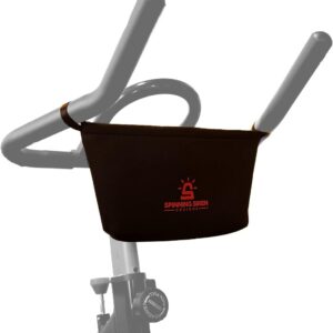 Spinning Siren Designs Reversible Storage Bag for Exercise Equipment to Hold Phones, Remote Controls, Tablets, Towels, Headphones and Anything You Need Within Arms Reach