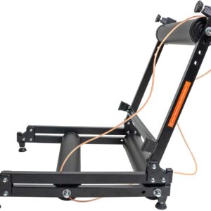 DIYTuning Bike Rollers Adjustable Bike Trainer Stand Foldable Indoor Home Cycling Rack Mountain Bicycle Roller with Resistance for MTB Road Bike Exercise Fitness