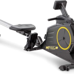 Circuit Fitness Deluxe Foldable Magnetic Rowing Machine with 8 Resistance Settings & Transport Wheels AMZ-986RW (Renewed)
