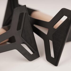 Wood Push up Bars with Ergonomical Handle. Portable
