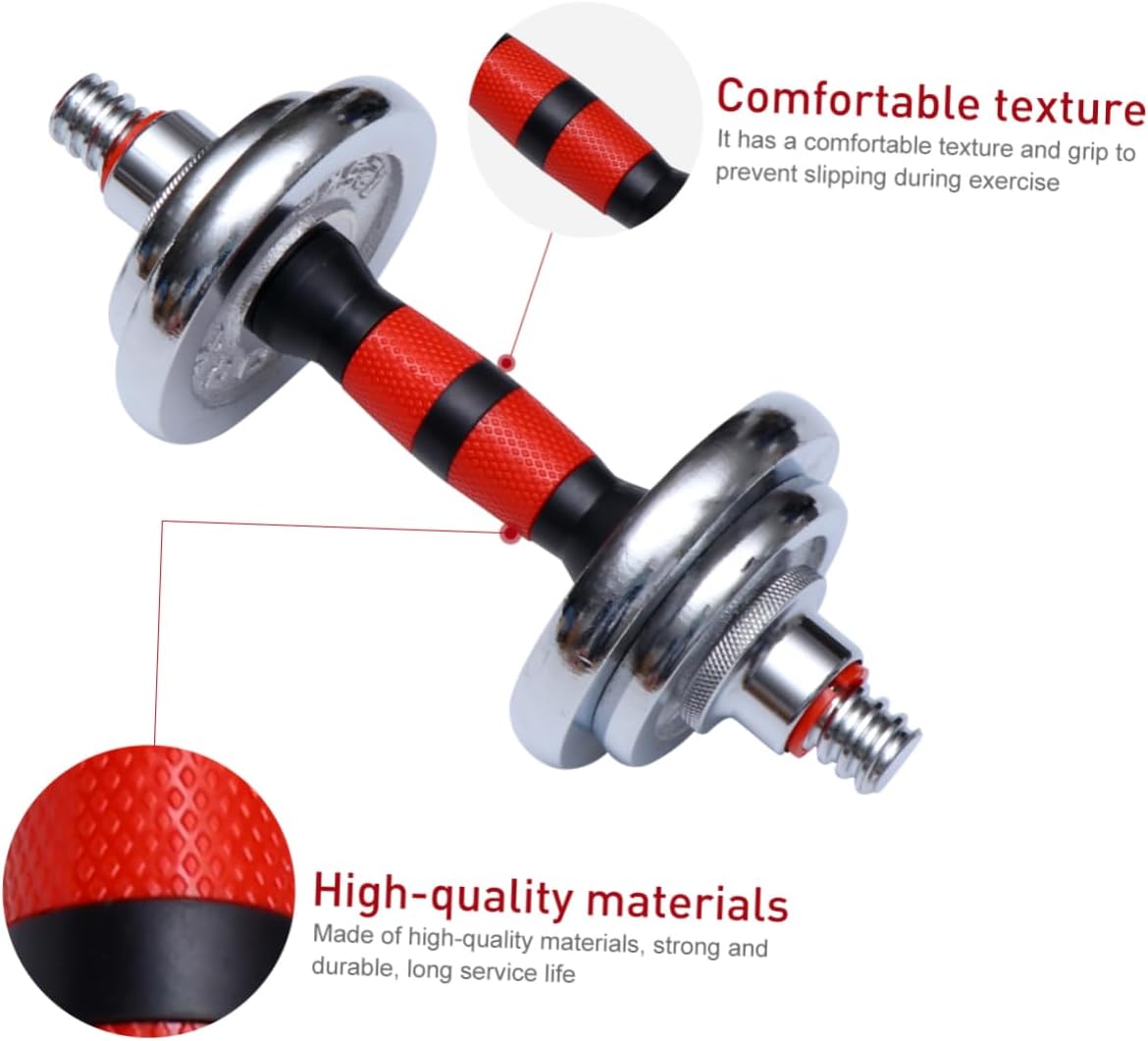 1Pair Durable Electroplated Dumbbell for Home Fitness Skid Grip Solid Portable Storage Box Included Exercise Equipment for Strength Training - Image 8