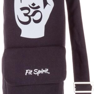 FIT SPIRIT Exercise Yoga Mat Gym Bag with 2 Cargo Pockets