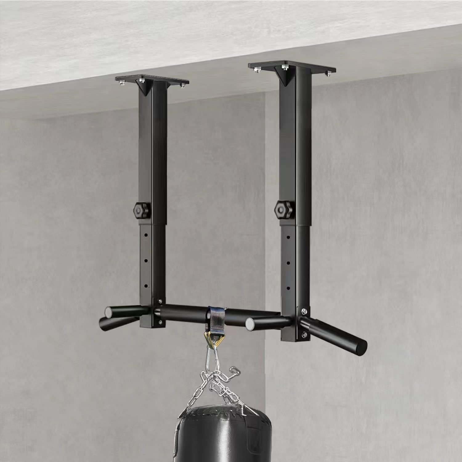 Wall Mount Pull Up Bar, Joist Mount Pull Up Bar, Beam and Rafter Mounted Chin Up Bar for Home Gym With Wood Mount and Wall Mount Screws - Image 7