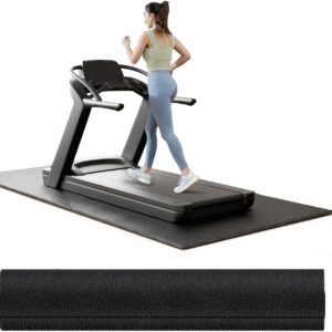 Treadmill Rowing Machine Mat for Carpet Floors 84×36,Adapted to Yosuda Rowing Machine,1/4 Thick Mat for Hardwood Floors, for Under Treadmill on Carpet,Exercise Equipment Mat,Noise Shock Absorption
