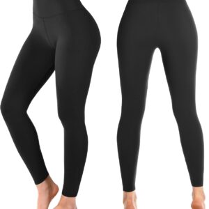 High Waisted Leggings for Women- Soft No See-Through Yoga Pants for Gym Workout Running