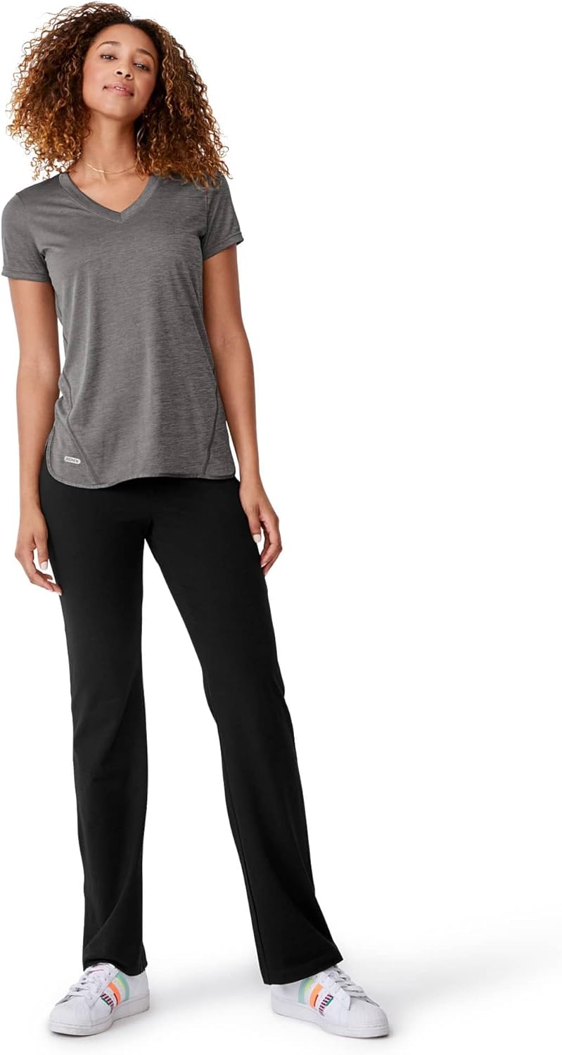 Jockey Women's Active Cotton Stretch Slim Bootleg Yoga Pants - Image 4
