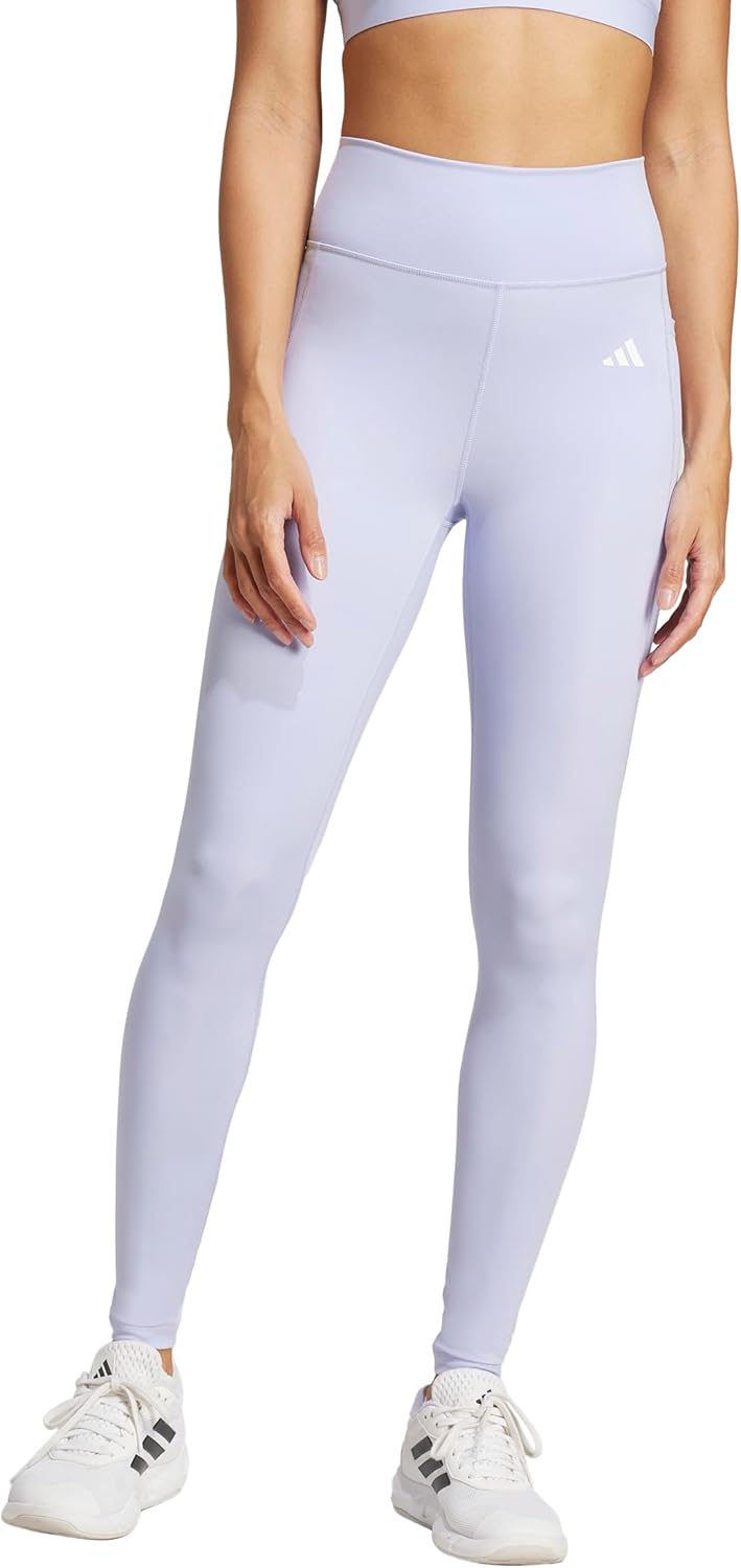 Adidas Womens Optime Essentials Stash Pocket Full-Length Training Leggings