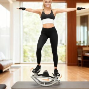 Rock Stepper Side to Side, Rock Stepper Machine for Exercise at Home- with Digital Display, Workout Machine for Legs & Glutes, Mini The Rock Stepper for Home Apartment Dorm Office