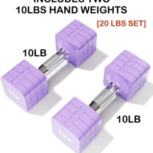 15LB 20LB 40LB 50LB Adjustable Dumbbell Set Free Weights Dumbbells Set for Women Men Hand Weights Sets Adjust Dumbbell Weight Sets for Home Gym Exercise Workout Strength Training Equipments