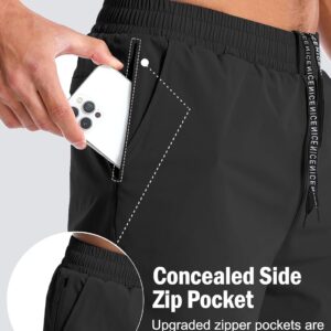 Aolesy Men’s 5”/7” Running Shorts Quick Dry Workout Gym Shorts with Pockets, Tennis Training Athletic（Linerless & Liner）