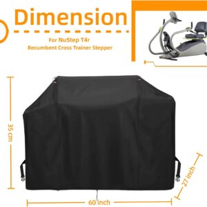 Stair Stepper Cover for Nustep Elliptical Exercise Machine,Under Desk Elliptical Machine Cover for Seniors,Recumbent Exercise Bike Covers for Fitness Equipment