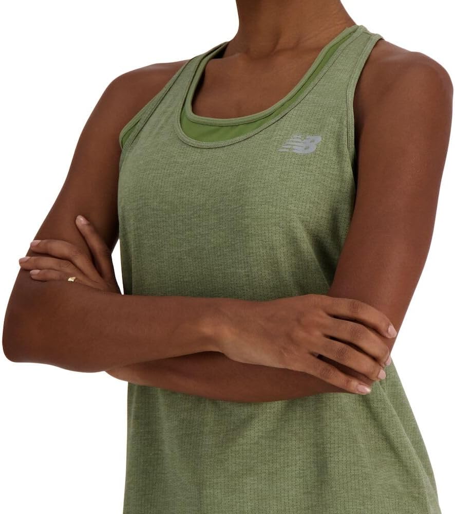 New Balance Womens Q Speed Fuel Jacquard Tank Top 20 - Image 4