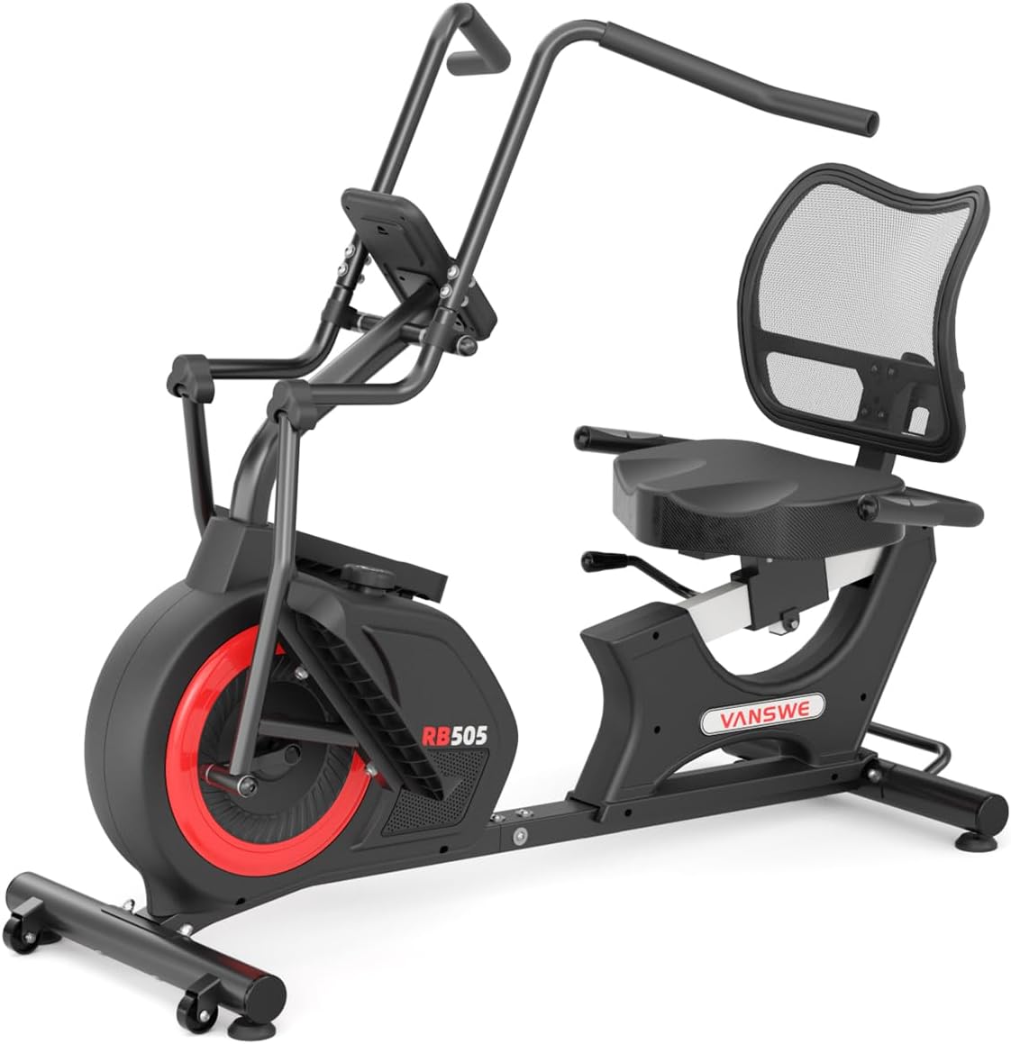 VANSWE Recumbent Elliptical Cross Trainer – Full-Body Low-Impact Recumbent Exercise Bike with Bluetooth App, Magnetic Resistance, Quiet Belt Drive for Seniors & Home Rehab - Image 9