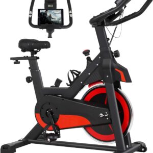 PayLessHere Exercise Bike Indoor Cycling Bike Stationary,Fitness Training Bike with Comfortable Seat Cushion,LCD Monitor Workout bike