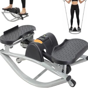 Rock Stepper Side to Side, Rock Stepper Machine for Exercise at Home- with Digital Display, Workout Machine for Legs & Glutes, Mini The Rock Stepper for Home Apartment Dorm Office