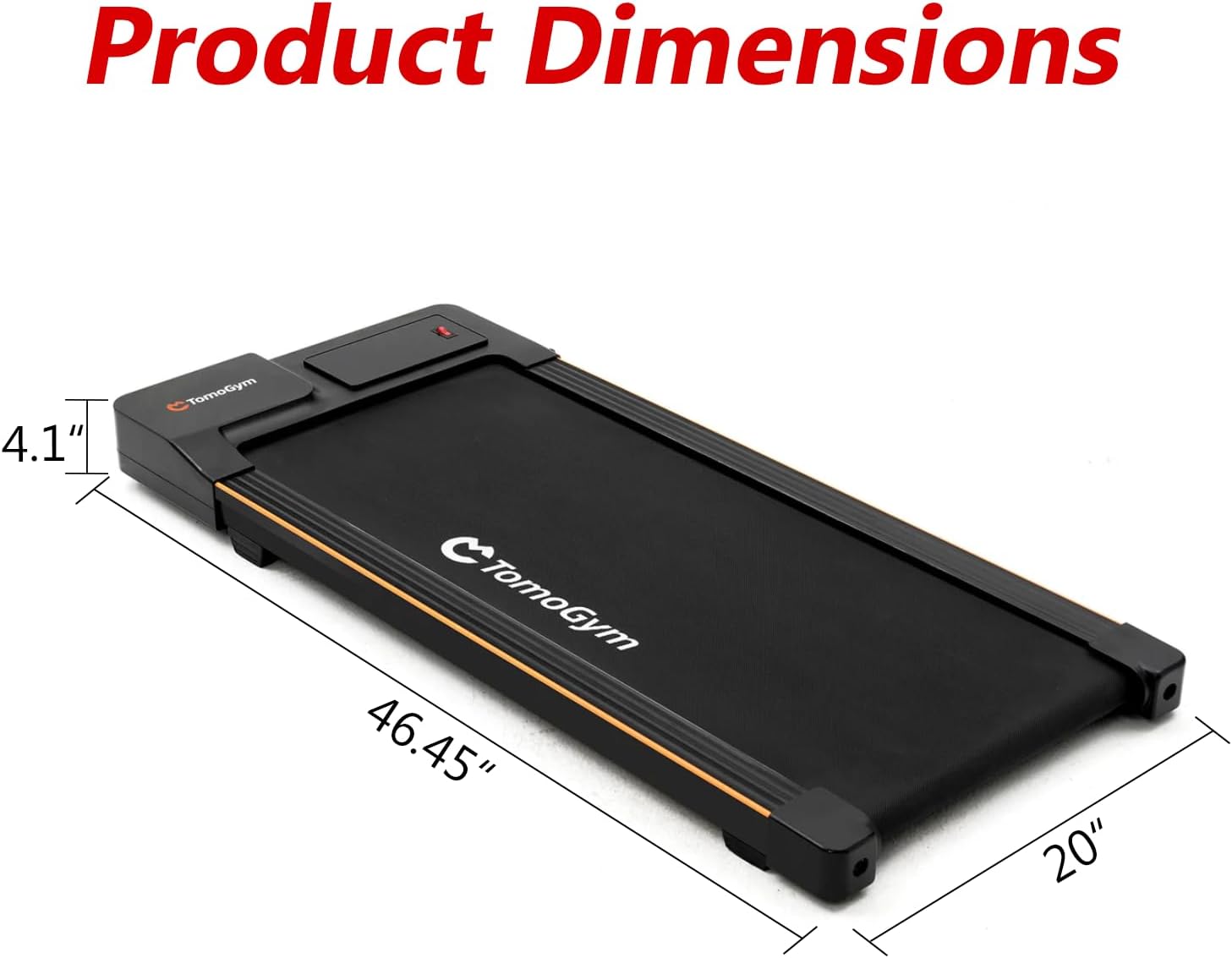 Walking Pad, 2-in-1 Treadmill for Home & Office, Portable Under Desk Treadmill Walking Jogging Machine with Remote Control - Image 2