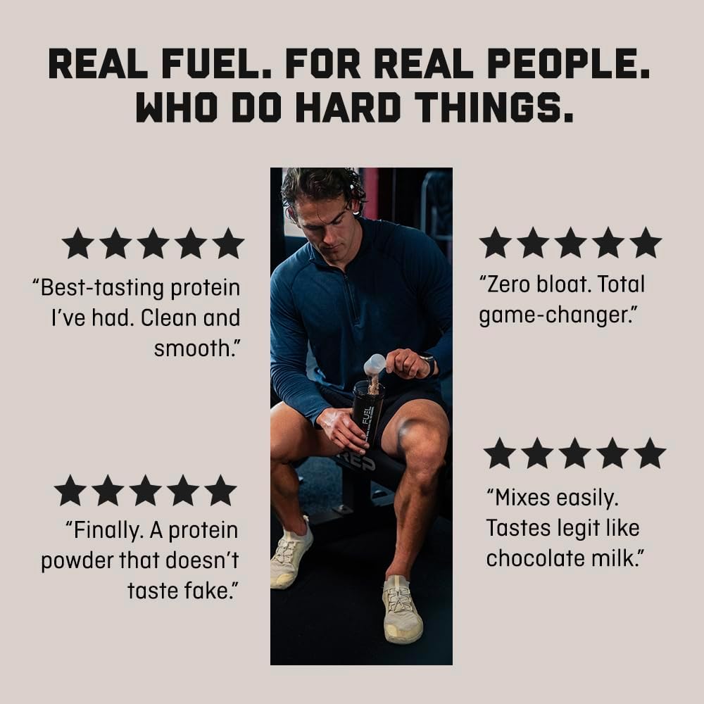 Jocko Fuel Mölk Whey Protein Powder 22g Low Sugar Monk Fruit Blend - Muscle Recovery & Growth, Packaging May Vary (27 Servings, Strawberry Milkshake) - Image 7
