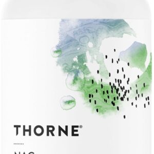 THORNE – NAC – N-Acetylcysteine – 500mg – Supports Respiratory Health & Immune Function – Promotes Liver & Kidney Detox* – Gluten, Dairy & Soy-Free – 90 Servings