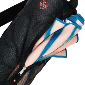 Manduka Breathe Easy Full Zip Yoga Mat Carrier Bag – With Pocket, Adjustable Strap, Suitable for Most Yoga Mats