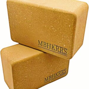 Yoga Block – Fine-Grain Cork Block, Yoga Equipment, Home Gym Accessory, Pilates Tool, Lightweight for Travel, Extra Firm Workout Accessory with Comfortable Edges