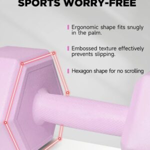 Dumbbell Sets – 5/10/15/20/25/36 lb Dumbbells Pair Hand Weights Set of 2 – Easy Grip – Arm Weights for Men and Women, Home Gym Exercise Equipment for Workouts Fitness Strength Training