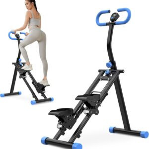 Stair Stepper for Home-Upgrade Vertical Climber Workout Machine for Full-Body Exercise Climber Fitness Equipment with Stable Frame Adjustable Handlebar