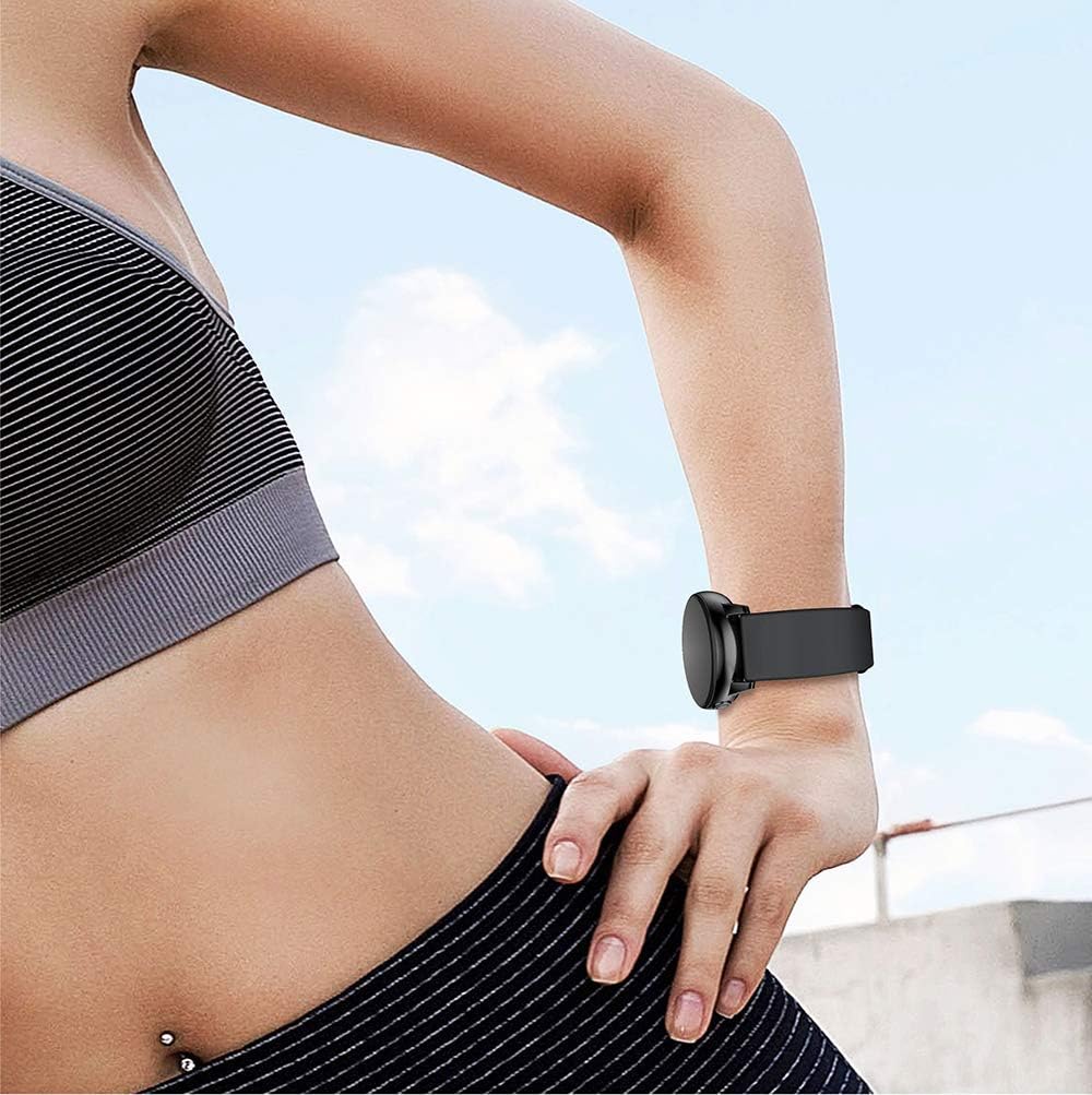 QGHXO Band Replacement for Amazfit GTS 4/4 Mini/3/2/2e/ GTR Mini/GTR 42mm/Active, Soft Silicone Band Replacement for Amazfit Bip 3/3 Pro/U Pro/S lite/Lite/S/U - Image 7