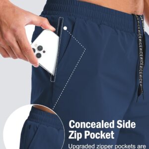 Aolesy Men’s 5”/7” Running Shorts Quick Dry Workout Gym Shorts with Pockets, Tennis Training Athletic（Linerless & Liner）