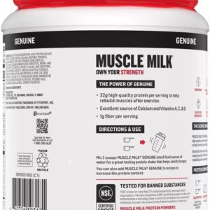 Muscle Milk Lean Muscle Vanilla Creme Protein Powder, 1.93 Pound (Pack of 1)