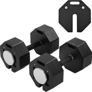 Adjustable Dumbbell Sets, Each 50/80/90LB Pairs Durable Steel Build, Free Weights Dumbbells Set of 2 with Anti-slip Handle,for Men/Women Gym Equipment for Home Strength Training Equipment 50/80/90LBSX2