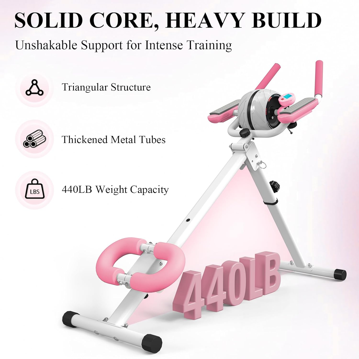 PAETA Ab Machine, Ab Workout Equipment for Home Gym, Ab Trainer Machine for Abs Workout, Foldable, Knee Protection, Strength Training Exercise Equipment for Body Shaping - Image 7