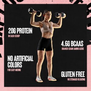 Animal 100% Whey Protein Powder – Whey Blend for Pre or Post Workout, Recovery, Anytime Low Sugar Protein Boost Meal Replacement with BCAA Branched Chain Amino Acids – New Flavor, Strawberry, 4 lb