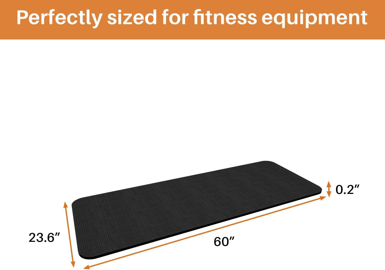 Treadmill Walking Pad Mat for Carpet Floors,Folding Treadmill Mat for Hardwood Floors,for Under Exercise Bike, Exercise Equipment Mat,Reduce Noise Shock Absorption - Image 5