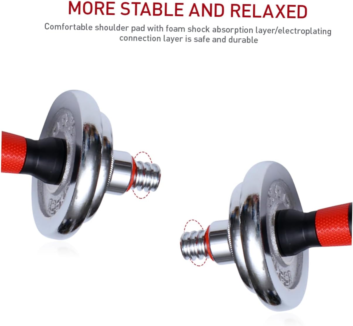 1Pair Durable Electroplated Dumbbell for Home Fitness Skid Grip Solid Portable Storage Box Included Exercise Equipment for Strength Training - Image 3