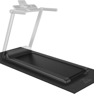 HAPBEAR Treadmill Mat – 68″x24″x1/5″ Thick Non-Slip Foldable Exercise Equipment Mat for Walking Pad, Weight Bench & Treadmill – Shock Absorbing Floor Protector for Home Gym, Carpet & Hardwood Floors